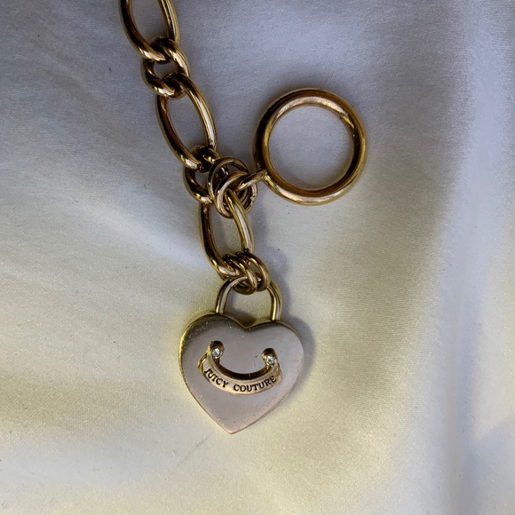 Juicy Couture heart gold tone bracelet. VTG - Picture 2 of 4